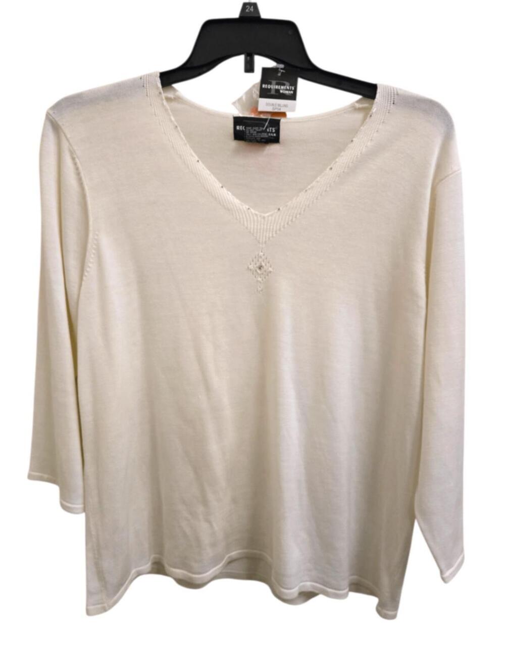 New with tags 1XL Requirements Blouse